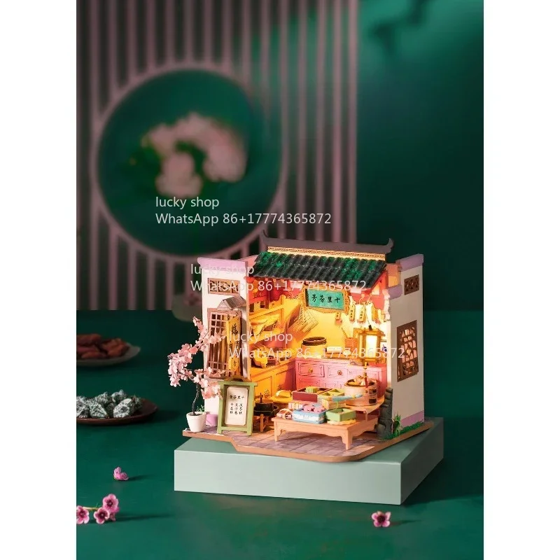 Фото Сборная модель-конструктор высокой сложности: Винтажная кондитерская (DIY), редкая, снятая с производства №2
