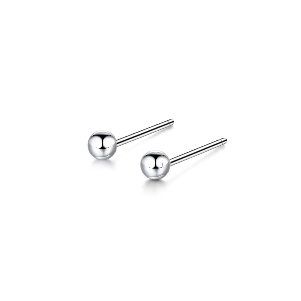 

Trending korean fashion earrings diameter 4mm small stud earrings women simple Stainless steel earring studs jewelry wholesale