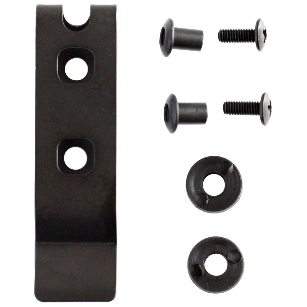 

1Pcs High Quality Belt Clip Hook K Sheath Clip Black Manganese Steel Quick Clips Stainless Steel Clips Adeapter