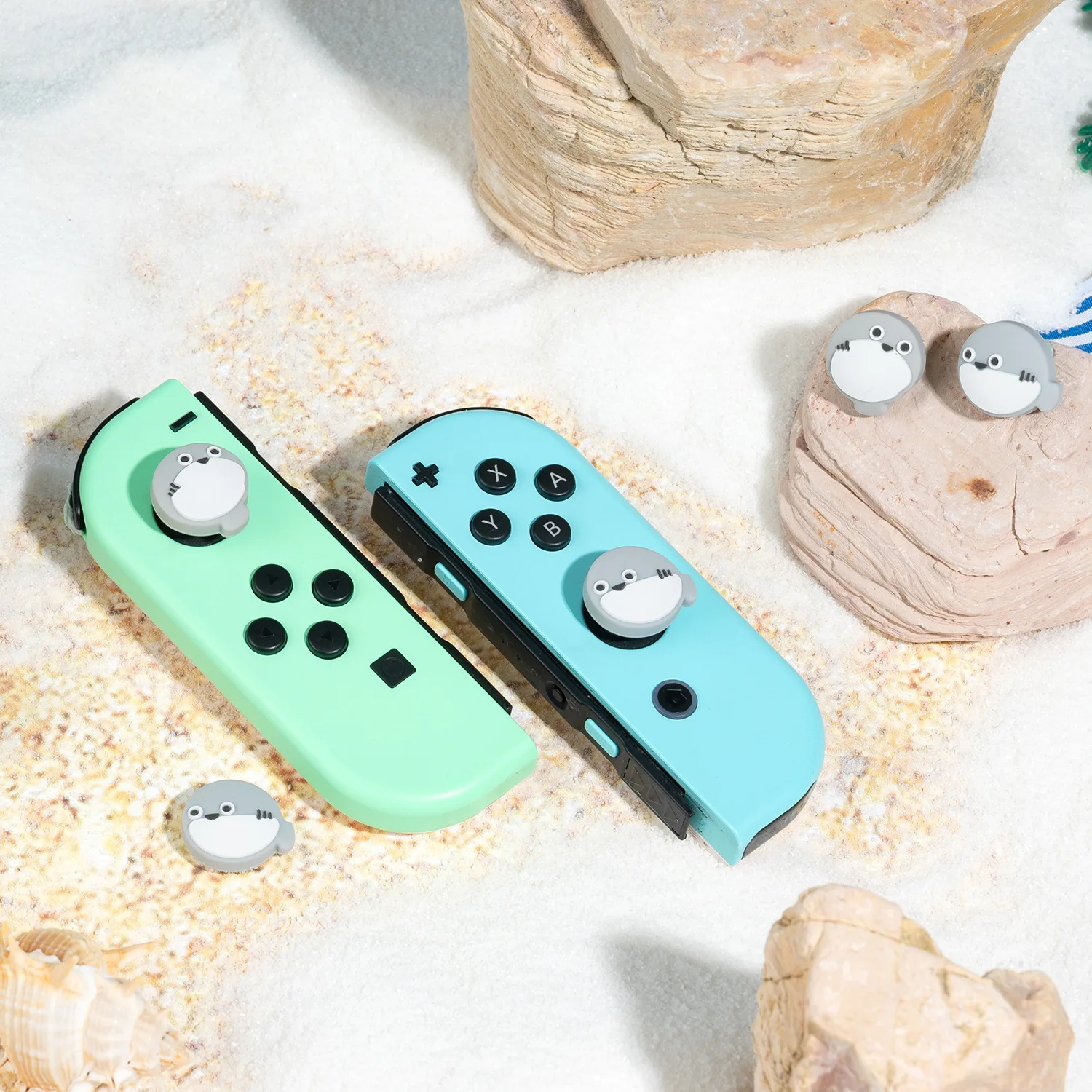 Силиконовая мягкая ручка-колпачок для джойстика Nintendo Switch Oled/Lite Joy-con
