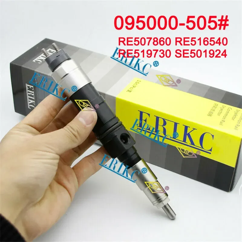 ERIKC 4шт 095000 -5050 Топливная форсунка -5051 -5052 для John Deere RE 516540 519730 507860 ПОДЛИННЫЙ И