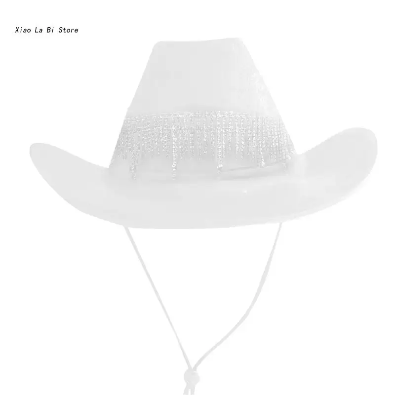 

Tassel Cowgirl Hat Bride Cowboy Hat Tassel Cowboy Hat Bachelorette Party Hat Bridal Party Bride Cowgirl Hat