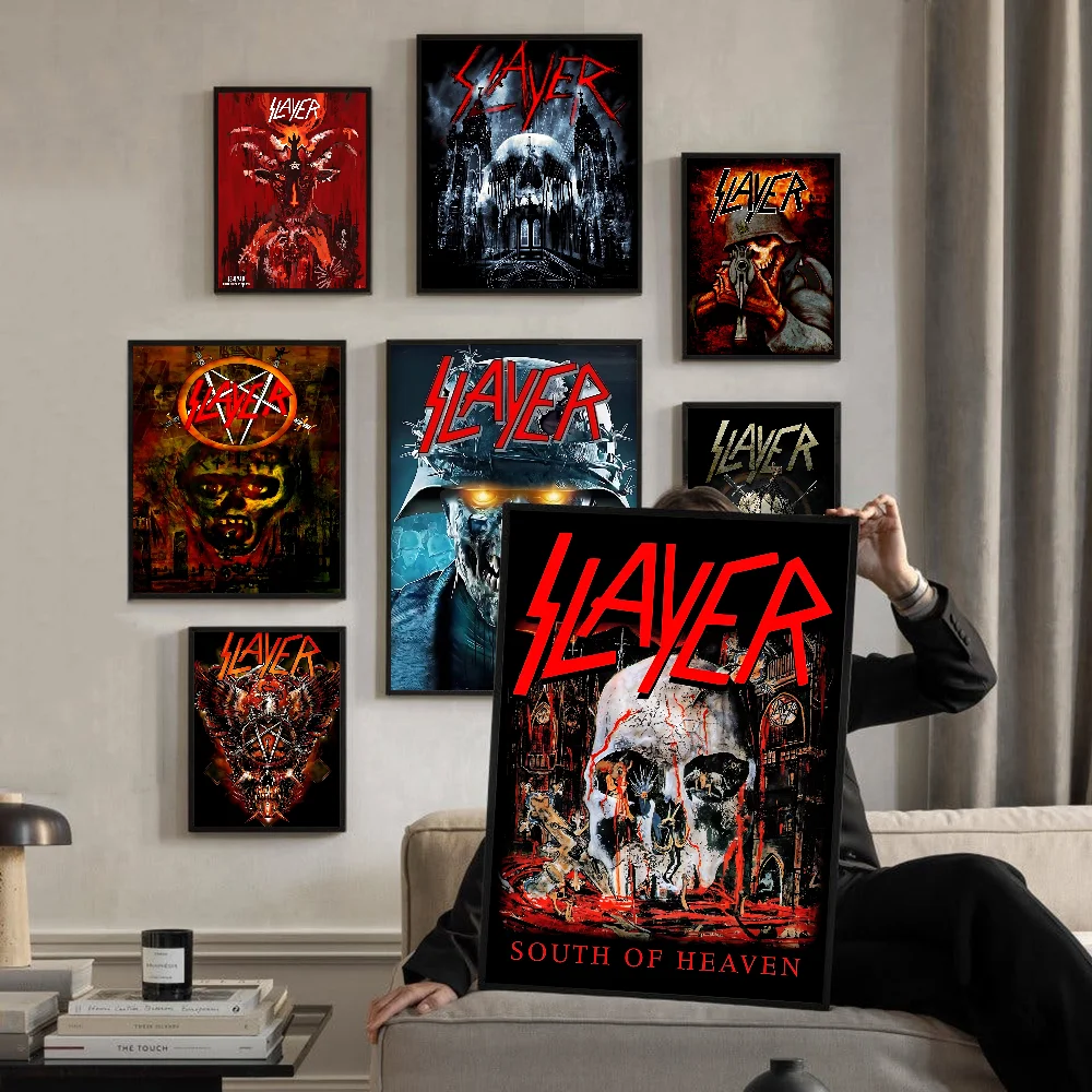MINISO Постеры Slayer Heavy Metal Rock Band