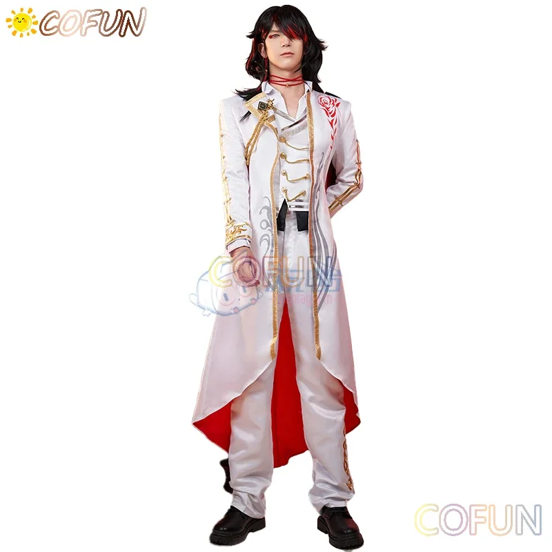 COFUN Vtuber Nijisanji Vox Akuma Singing Косплей Костюм Хэллоуин Наряды Игры Аниме Одежда Плащ