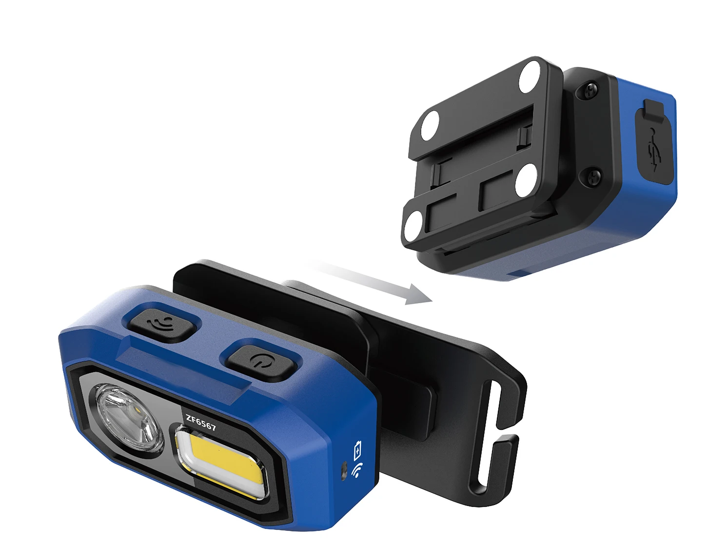 

High Efficiency Condenser And Floodlight Are Integrated Inspection Headlight