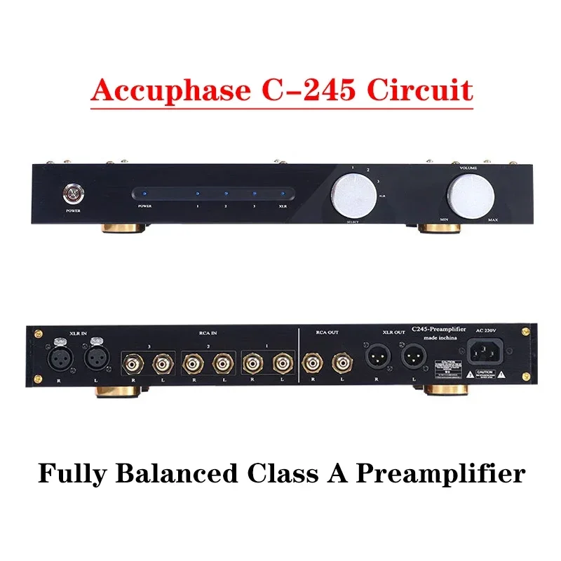 Accuphase C-245 Полностью балансный предусилитель класса A поддерживает