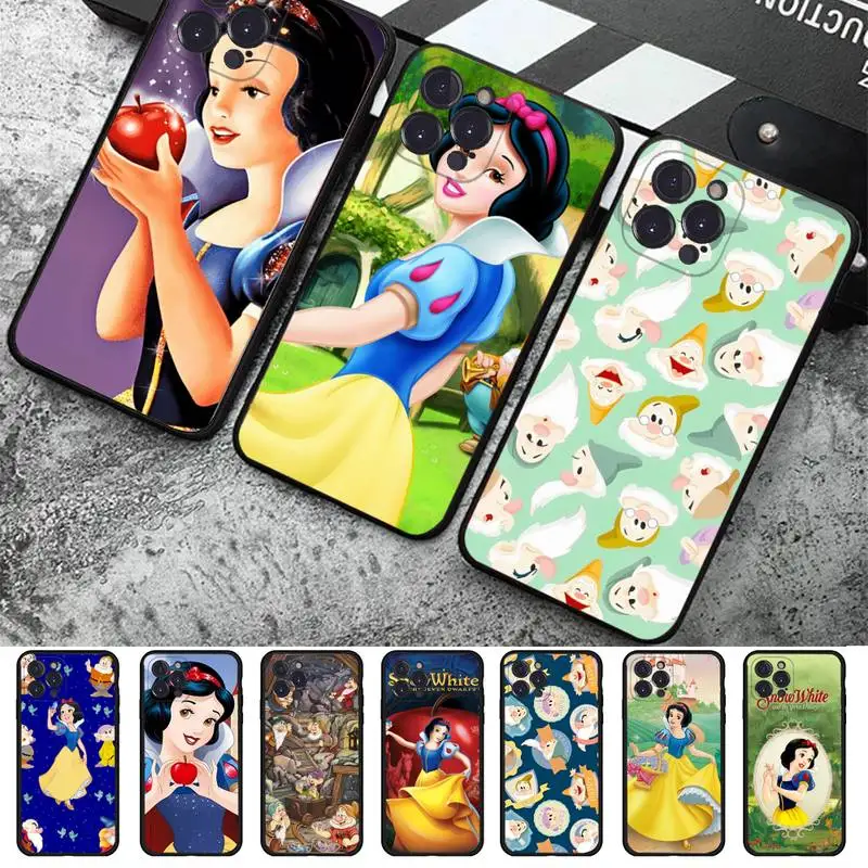 

Disney Snow White and the Seven Dwarfs Phone Case For iPhone 14 11 12 13 Mini Pro XS Max Cover 6 7 8 Plus X XR SE 2020 Funda