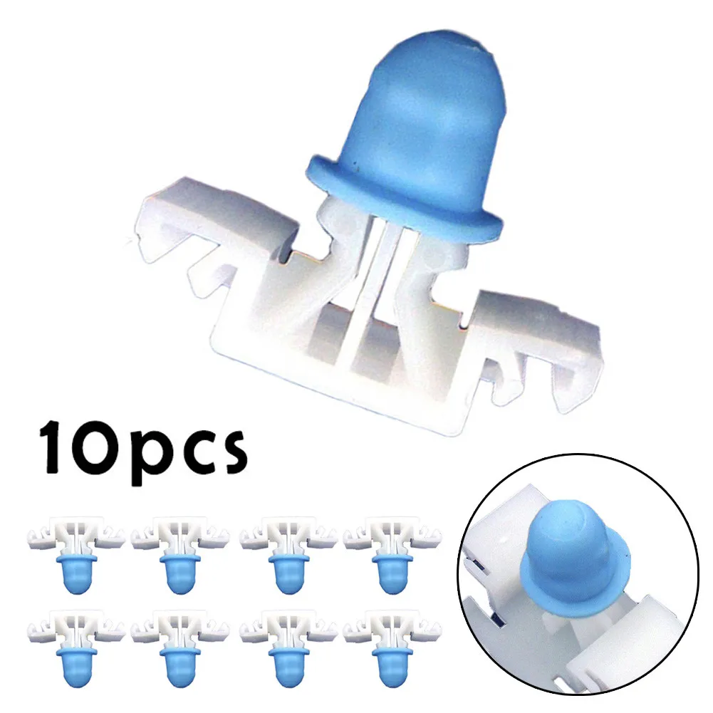 

10 Pcs Clips 51132251394 Bumpstrip FOR BMW E36 Fastener Plastic Side Moulding White High Quality Brand New Durable