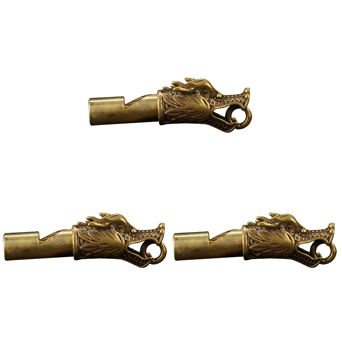 

Whistle Keychain Whistles Dragon Survival Emergency Outdoor Favors Party Shui Feng Hiking Loud Copper S Basketball Children