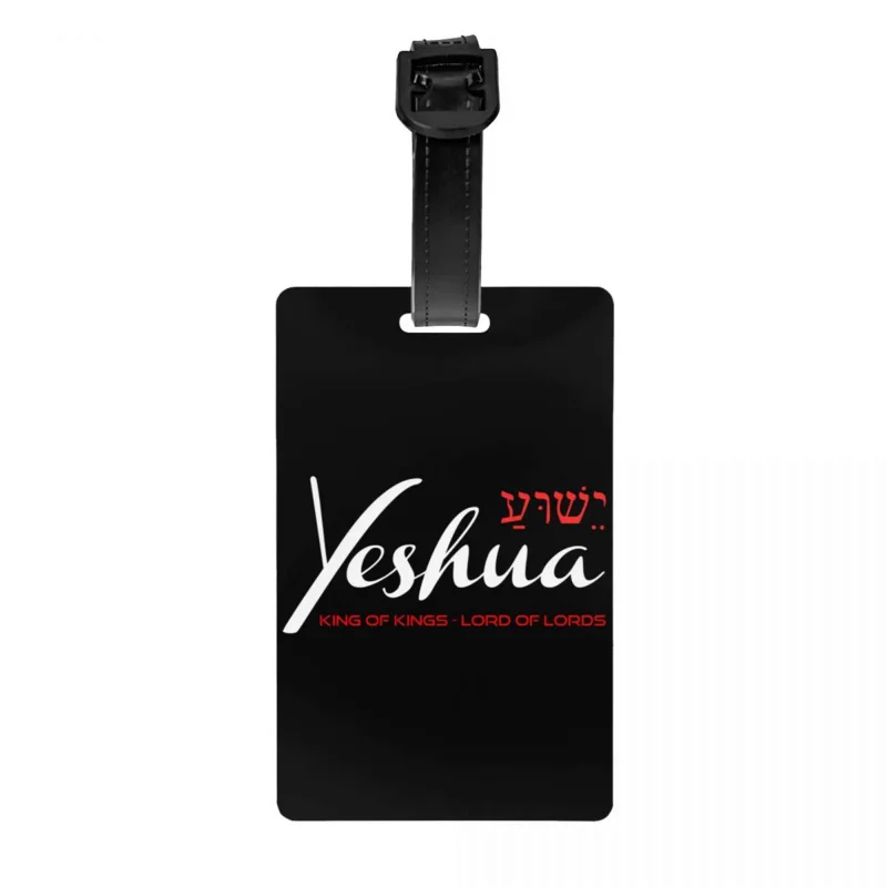 

Yeshua Jesus Christian Luggage Tag for Suitcases Fashion Baggage Tags Privacy Cover ID Label