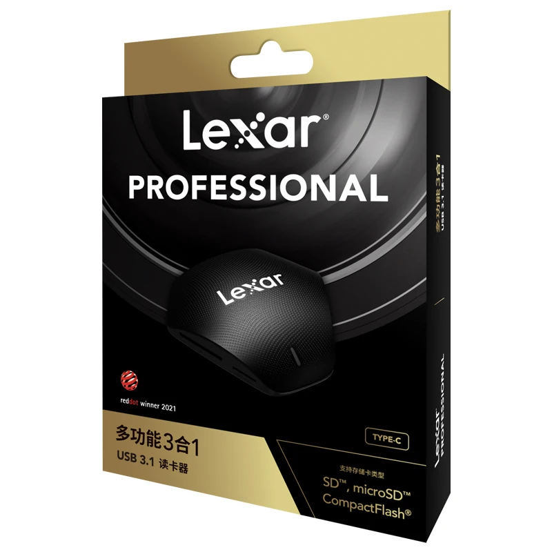 Lexar 3 в 1 кард-ридер USB 3.2 к SD Micro TF адаптер карты памяти для портативных ПК