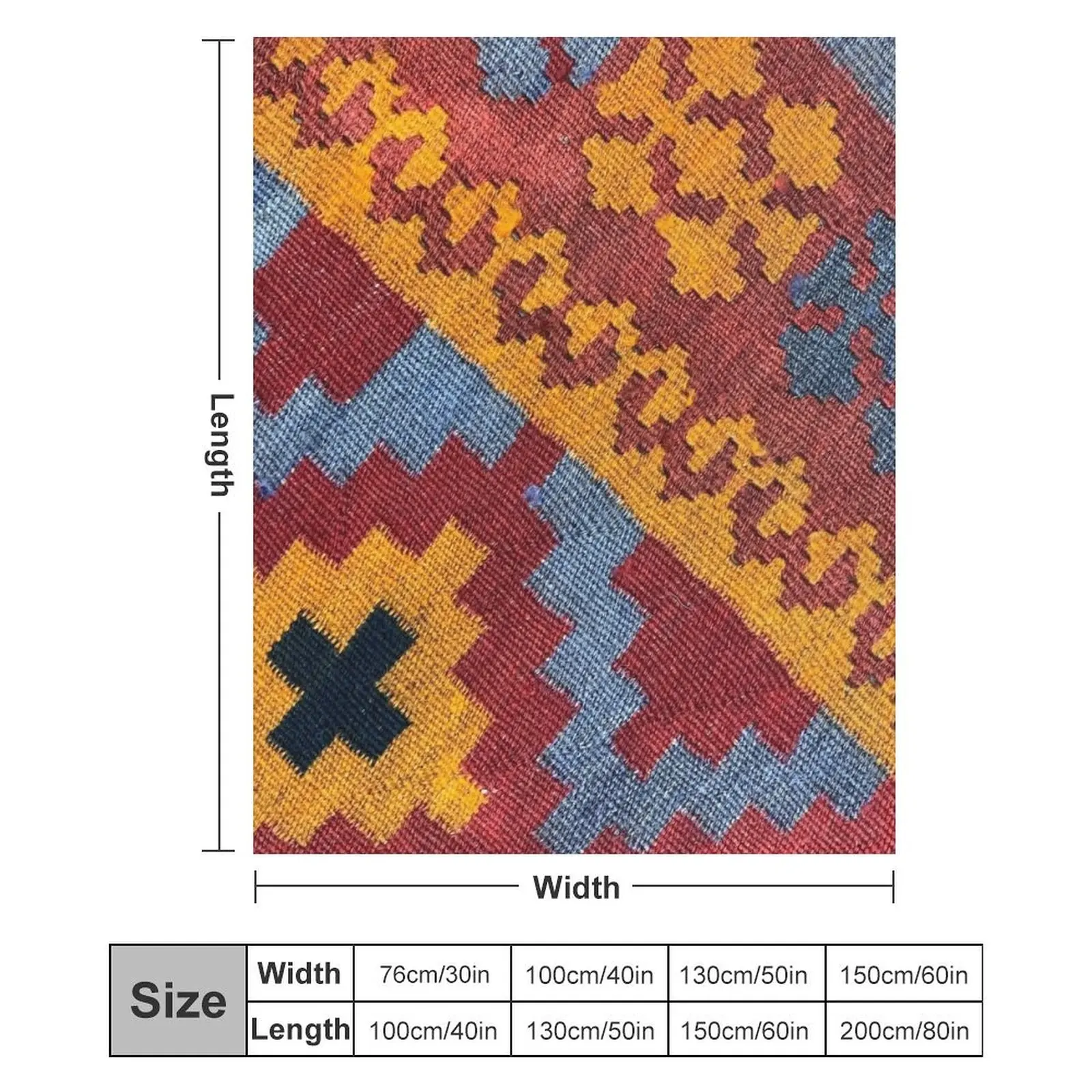 Винтажное декоративное одеяло Kilim плетение Navaho тканое ацтекское текстильное