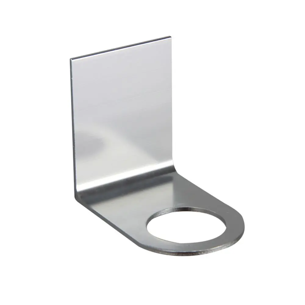 

Stainless Steel Free of Punch Metal Hook Wall Mounted Soap Bottle Holder Bottle Hanger Stand Traceless Kitchen Supplies