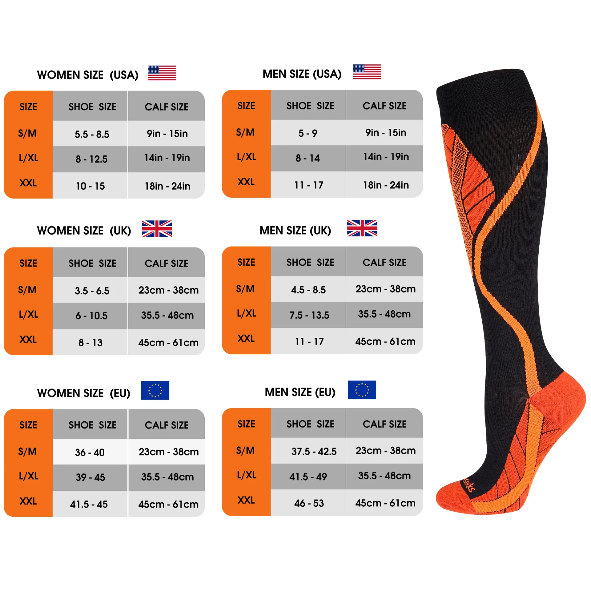 Manufacturer Long Leg Compression Socks Professional Outdoor Riding Mountaineering, Marathon Running Socks Sports Pressure Socks