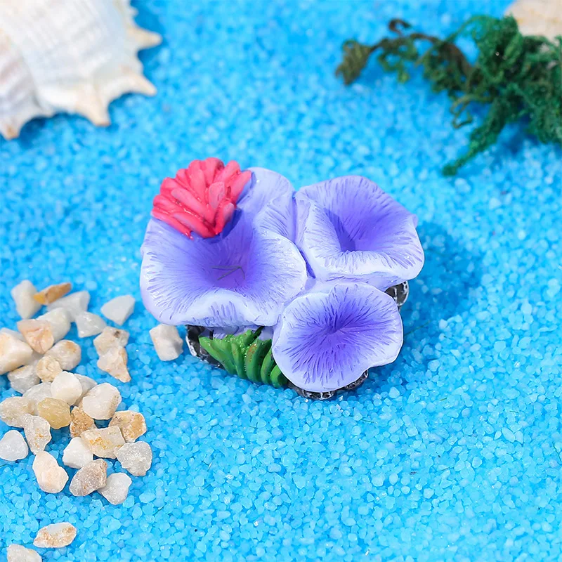 Украшения для аквариума аксессуары имитация коралловых водорослей украшение