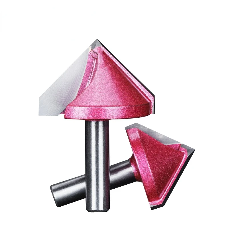 

1PCS 6x32mm Tungsten Steel Woodworking Milling Cutter solid carbide end mill 60 90 120 150 Degree 3D wood MDF CNC Router Bit