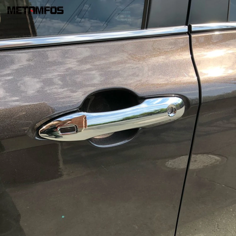 

Хромированная накладка на дверную ручку для Toyota Camry XV70 2017-2020 2021 2022/Corolla Prius Avalon 2019-2022, защитная накладка, автомобильные аксессуары