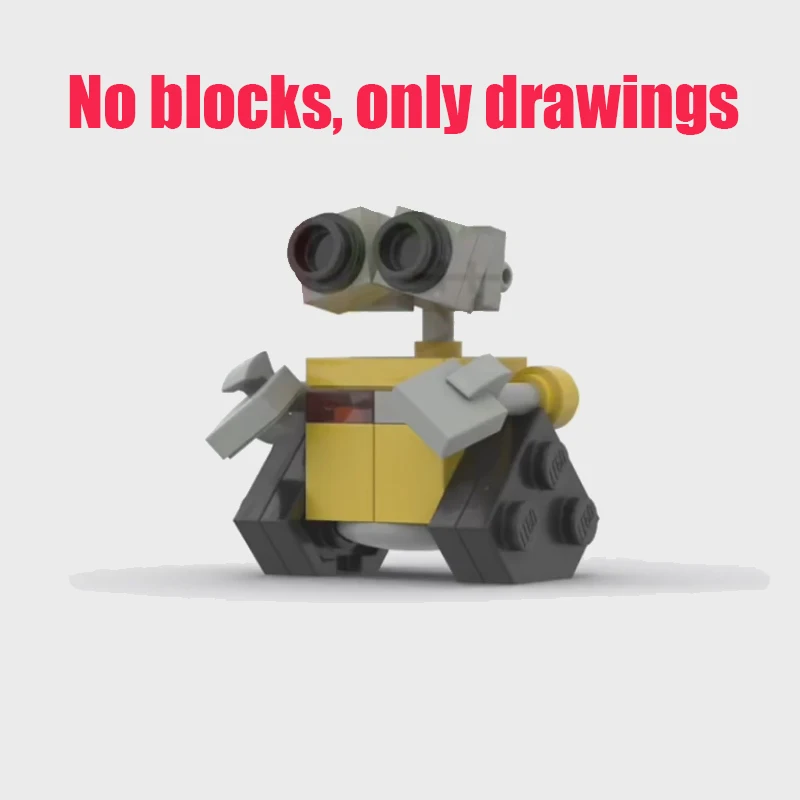 

MOC Mini Wall-E Building Blocks Assembly Drawings