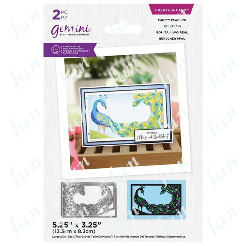 

Pretty Peacock New Metal Cutting Dies Scrapbooking Diy Album Make Paper Cards Embossing Crafts Supplies Diary Work Decor Cut Die