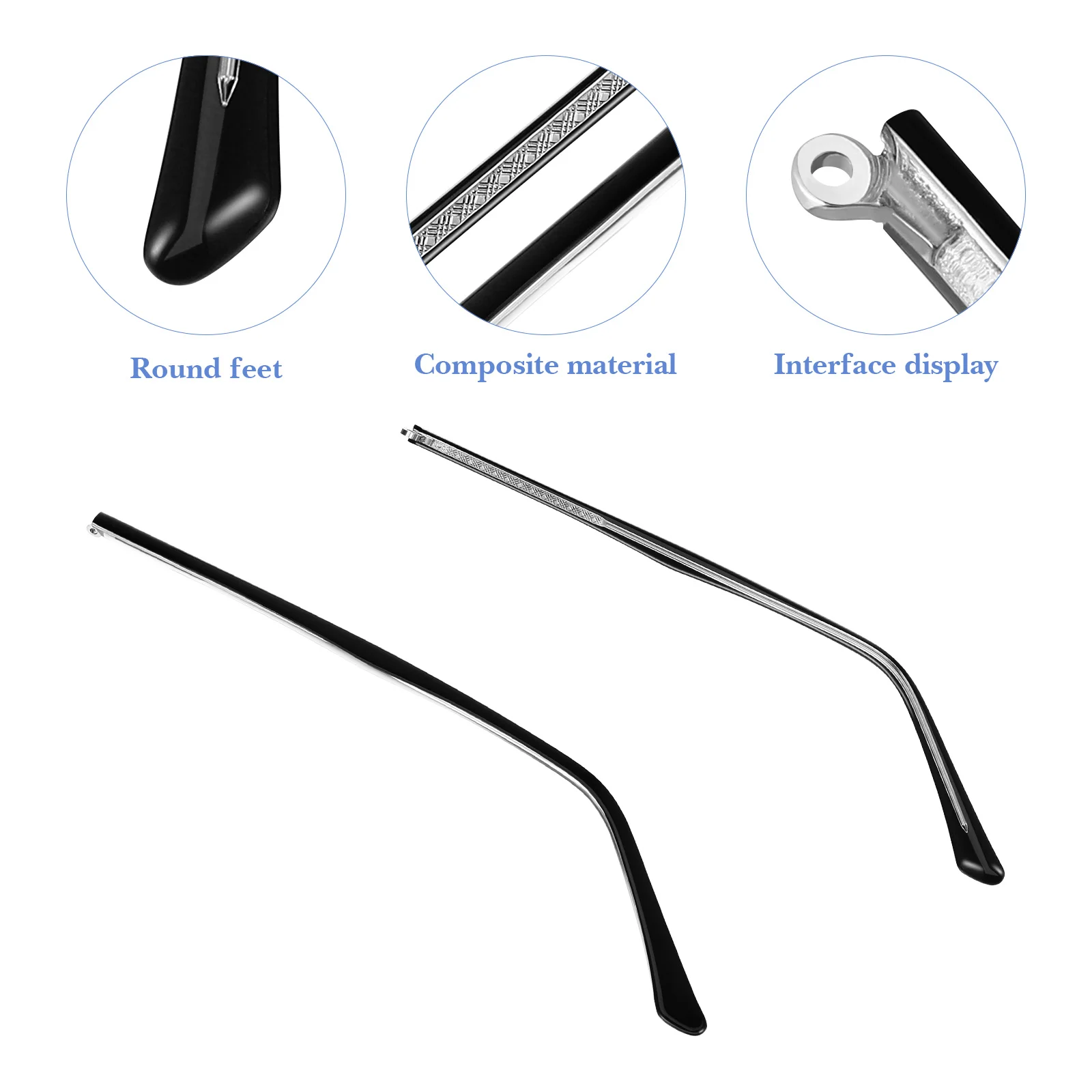 Eyeglass Replacement Parts Arm Glasses Accessories Temple Office Sunglasses for