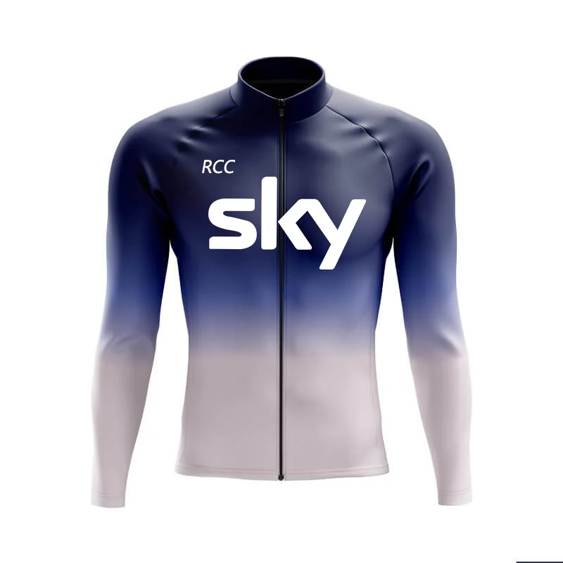 Мужской Велосипедный Трикотаж RCC SKY 2024 Топ С Длинными Рукавами Для Горного