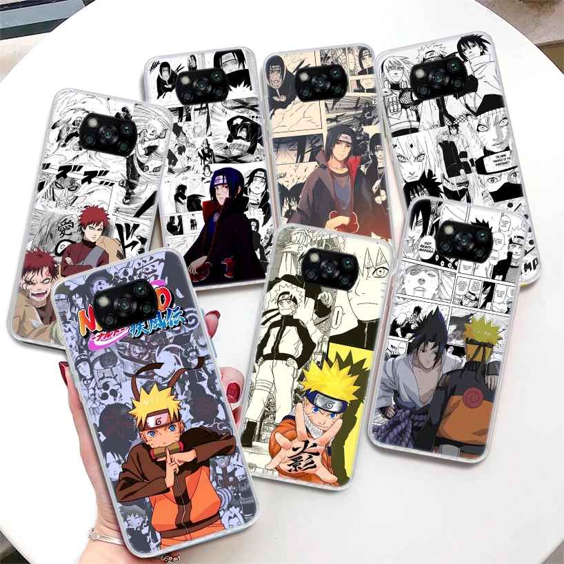 

Japanese Anime Naruto Coque Phone Case For Xiaomi Mi 11 Lite 11i 11T 10T 9T 12 Pro 10 9 8 12X 6X 5X Ultra Soft Cover Shell