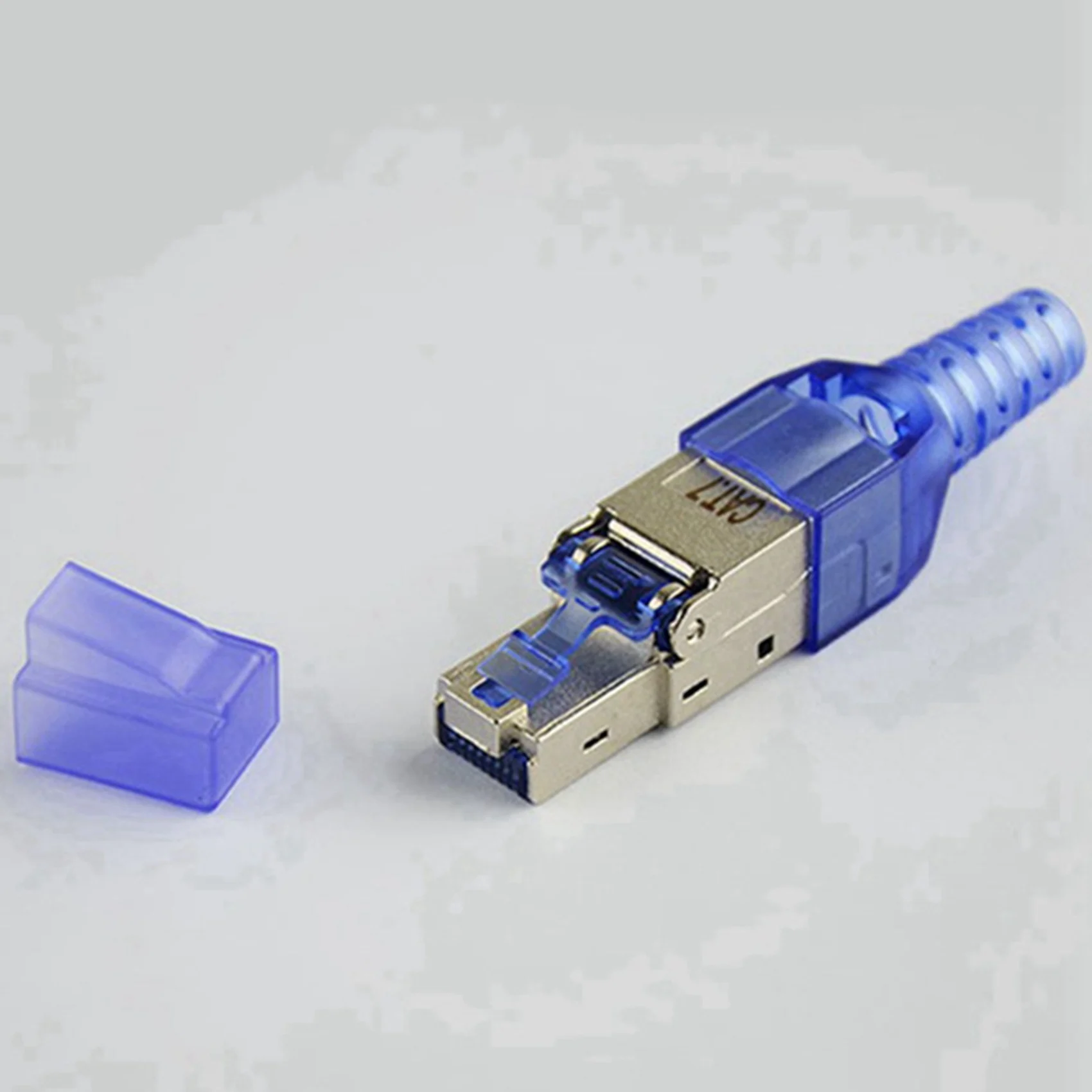 Коннектор Rj45 Cat7 20 шт. адаптер для Ethernet-разъема безинструментальный обжимной с