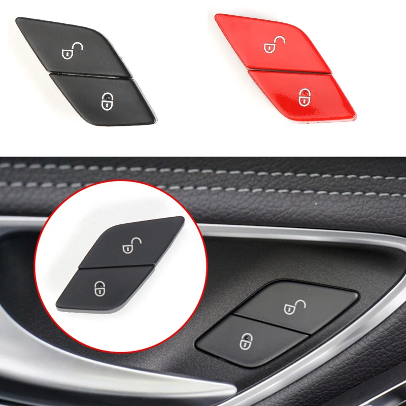 

Car Interior Switch Cover LHD RHD Door Lock Button Replacement For Mercedes-Benz W205 W213 W253 C E GLC Class 15-21 Accessories