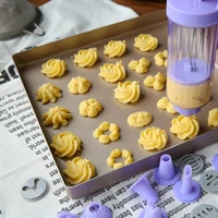 18pcsset multifunctional pressing mold cookie cutter pressing mold baking cream decorating gun kitchen gadget