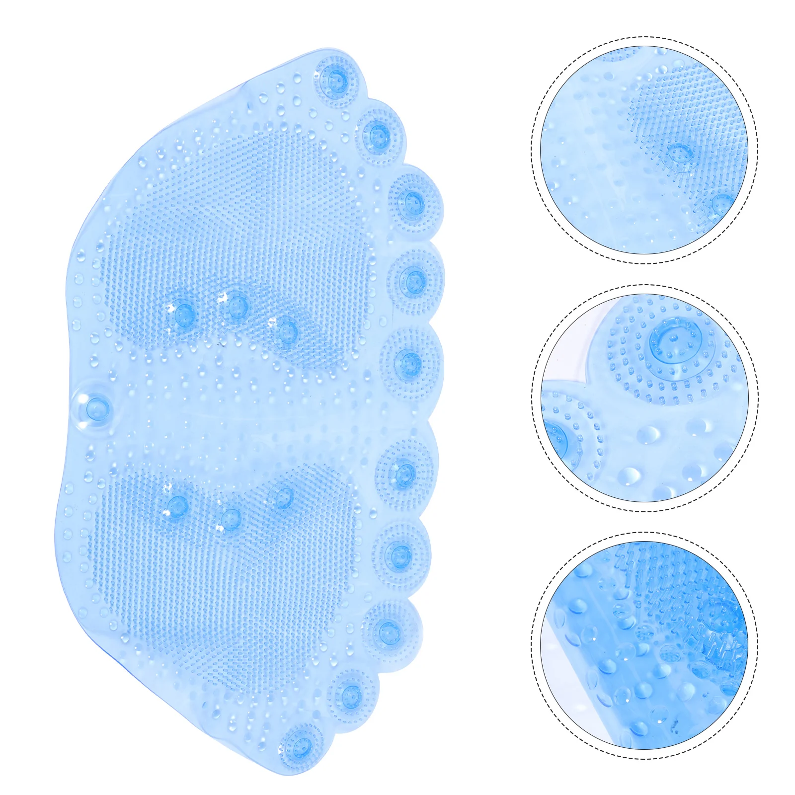 

1Pc Practical Bathroom Cushion Toilet Floor Mat Home Transparent Mat for Home