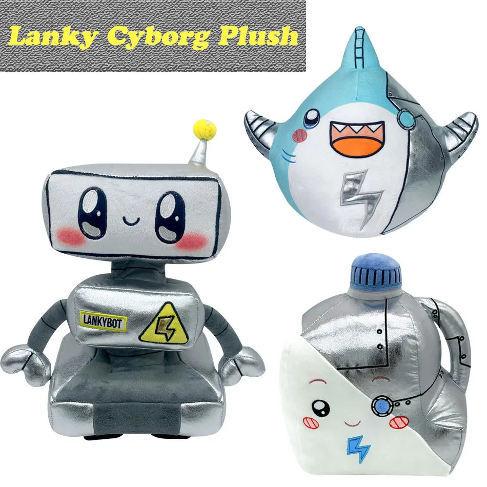 Плюшевые куклы ланкибокс серия киборг молочный шарик бокс плюшевые Мультяшные