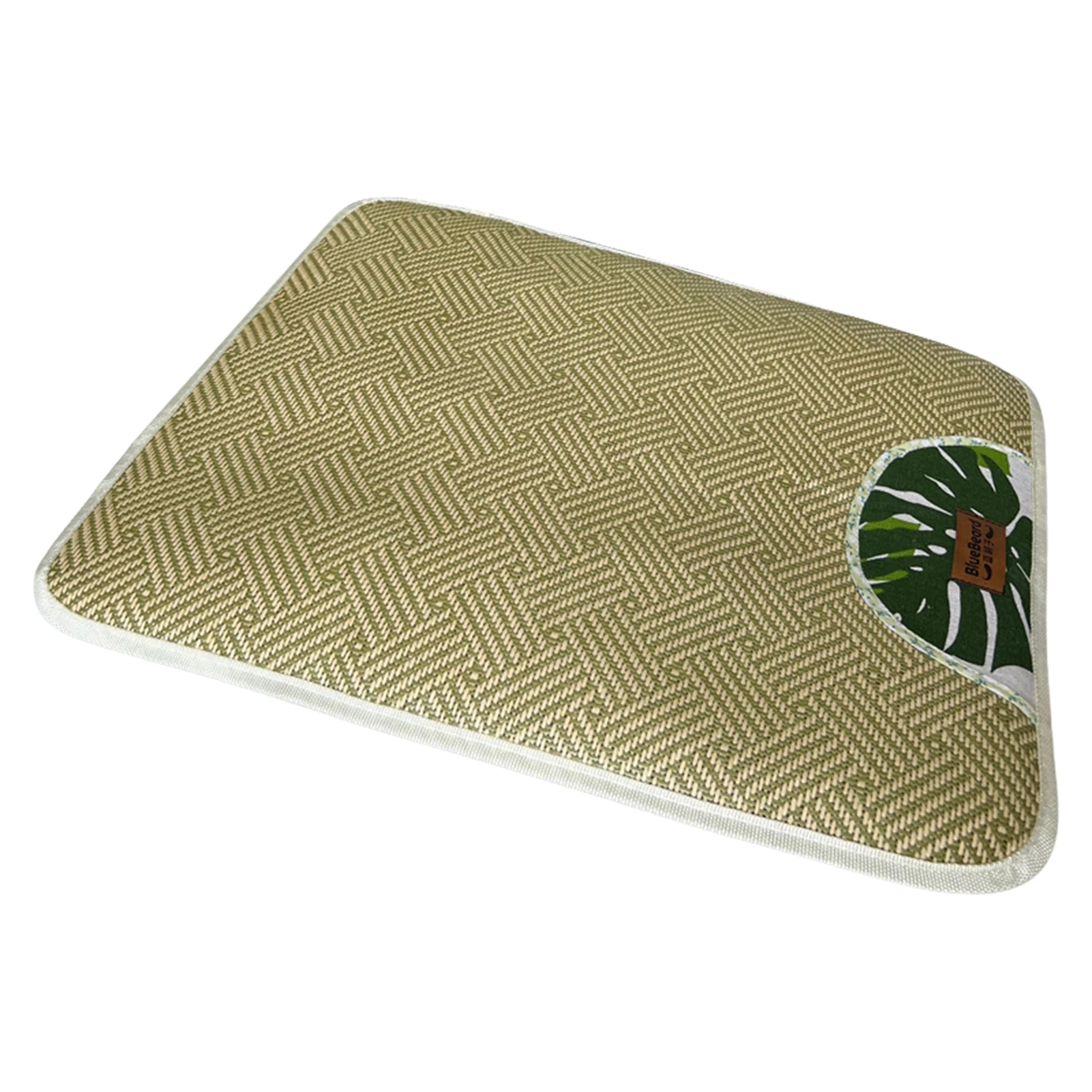 

Rattan Pet Cooling Mat Non-slip Cat Cooling Pads For Summer Hot Weather Breathable Pet Sleeping Bed Anti-scratching Linen Cool
