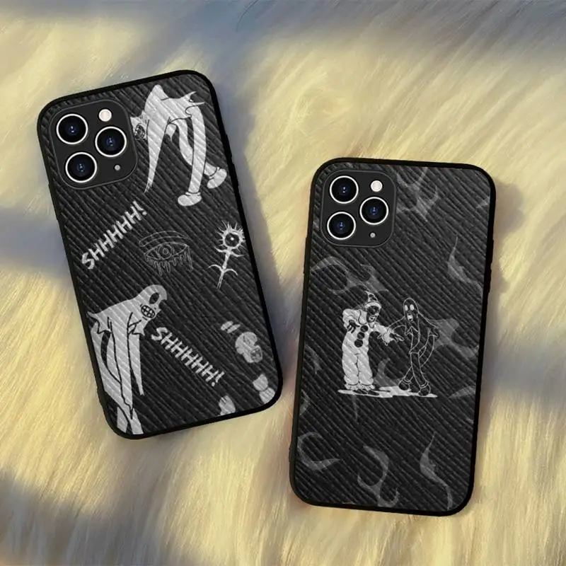 

Ghostemane Phone Case Hard Leather Case for iPhone 11 12 13 Mini Pro Max 8 7 Plus SE 2020 X XR XS Coque