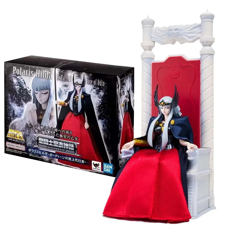 Saint Seiya Anime Figures Saint Cloth Myth Polaris Hilda Earth Reresentative Of Odin Action Figure Toys For Boys