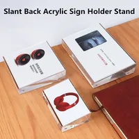 A5 148x210mm Table Acrylic Menu Sign Holder Display Stand Picture Photo Poster Frame Price Label Card Holder Tags