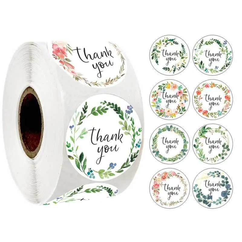 

Gift Sealing Stickers 100-500pcs Thank You Design Diary Scrapbooking Stickers Festival Birthday Party Gift Decorations Labels