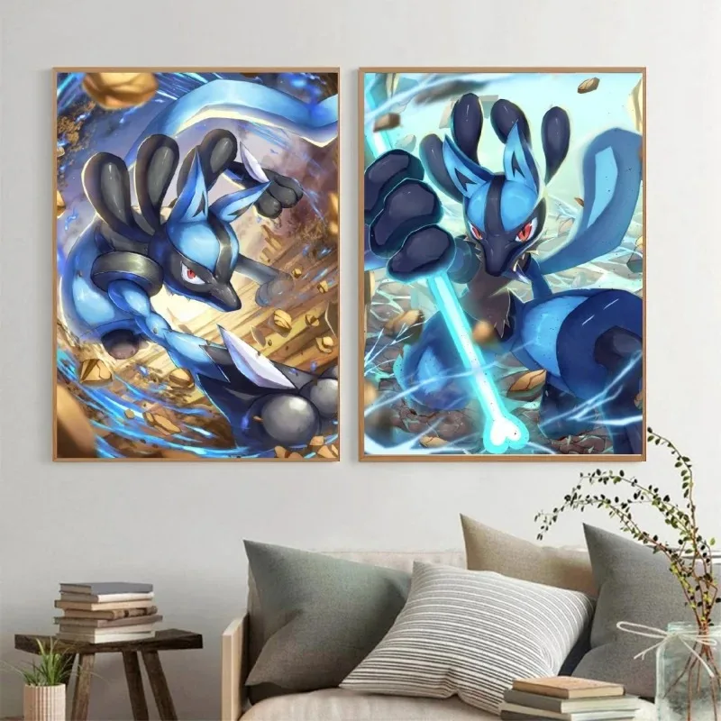 Современный холст с принтом постер Pokemon Zerator без рамы распылительная картина