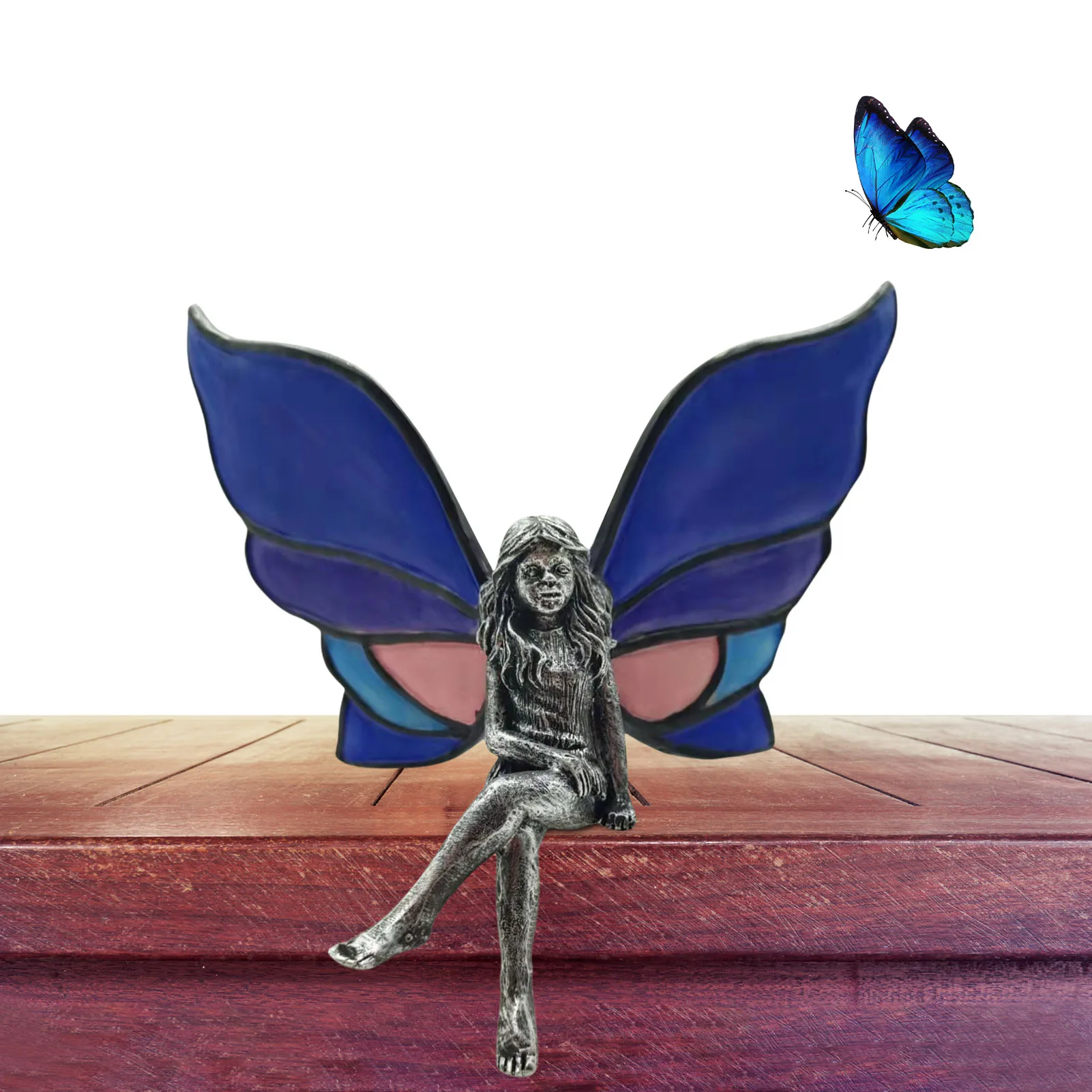 

Butterfly Fairy Girl Figurines Cute Butterfly Fairy Girl Figurines Home Decor Fantasy Home Garden Study Desk Ornament