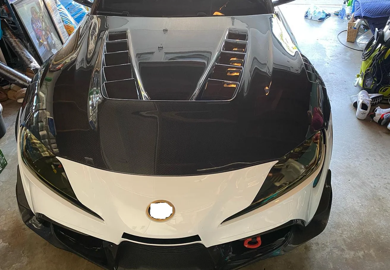 Высокопроизводительный капот из углеродного волокна для Toyota Supra A90 A91 MK5, новые автозапчасти в комплекте (art.: 3920dccdb97f6) - 3920dccdb97f6