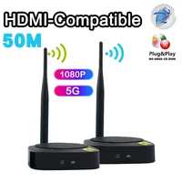 wireless hdmi transmitter and receiver wireless hdmi extender kit 5 8ghz wireless hdmi compatible extender 50m transmitter recei