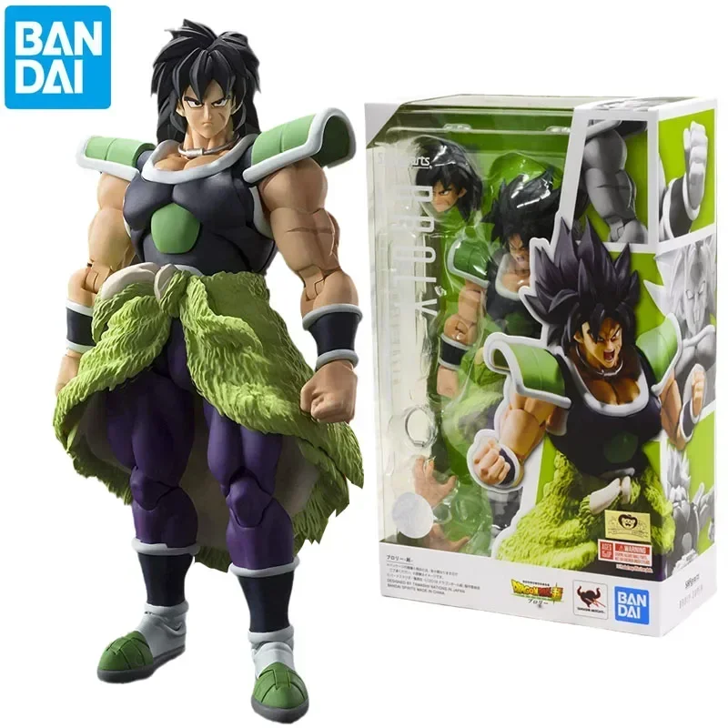 В наличии оригинальные Bandai S.H.Figuarts Dragon Ball Z Broly Super Saiyan аниме-фигурки коллекция