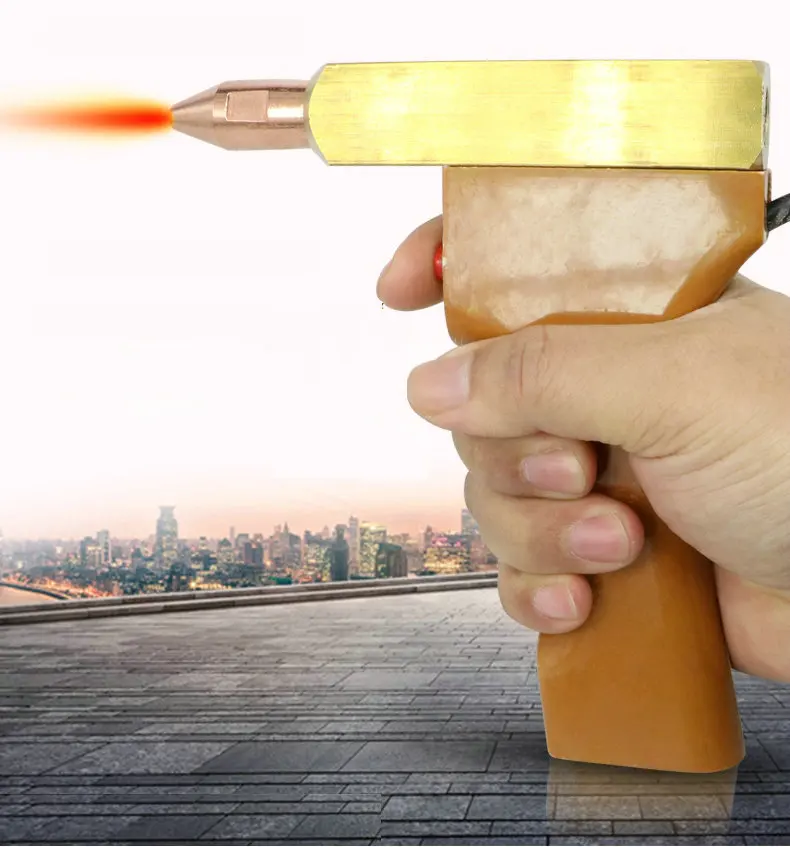 Портативный Мобильный точечный сварочный аппарат ручной пистолет точечная