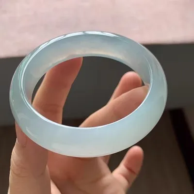 Ювелирные изделия zheru браслет из натурального бирманского нефрита 54 мм-62 мм