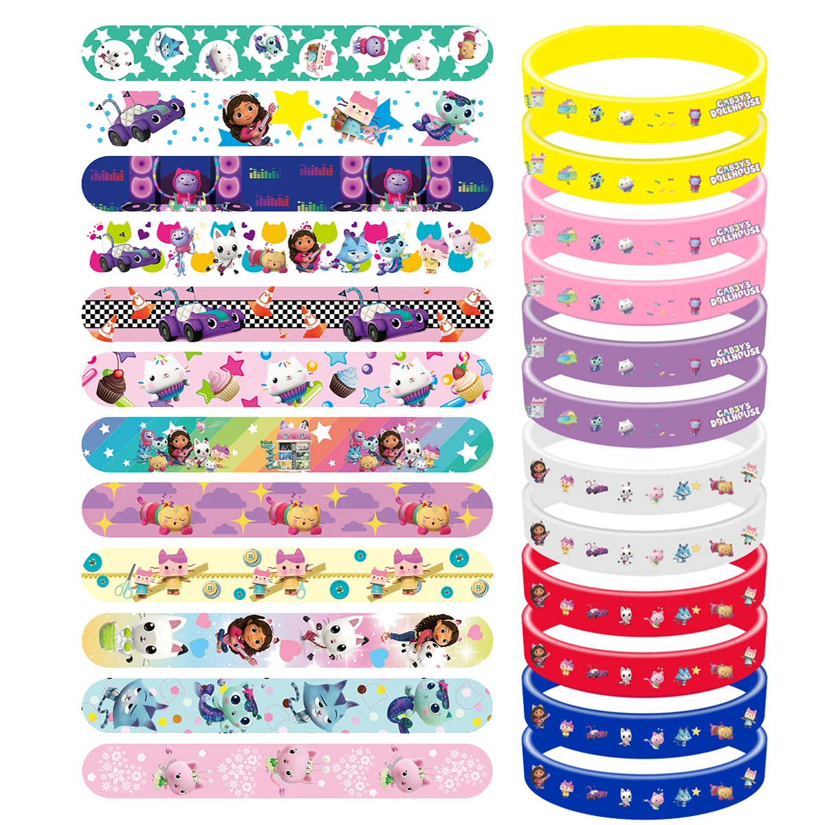 12/24 кукольный домик Габби браслеты с кошками сувениры для вечеринок силиконовые