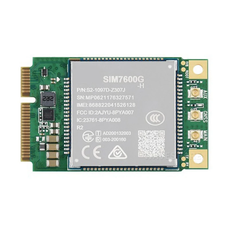 Для Raspberry Pi 5-Pcle к Minipcle Gbe USB3.2 HAT + Gigabit Ethernet SIM7600G-H модуль 4G поддерживает Minipcie
