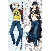 60x180cm japanese anime one piece trafalgar law cosplay hug body pillow case male otaku gift