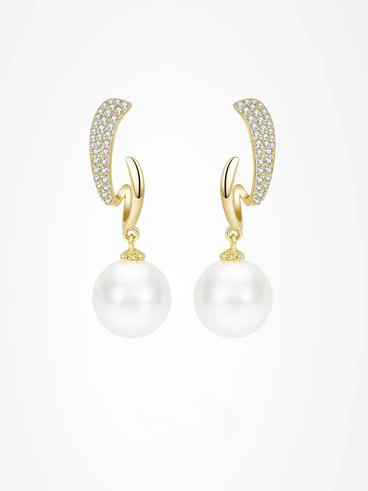 

Fashion Shell Pearl Earrings Non-Piercing Ear Clip Square round Face Imitation Pearl Earrings Autumn and Winter Earrings