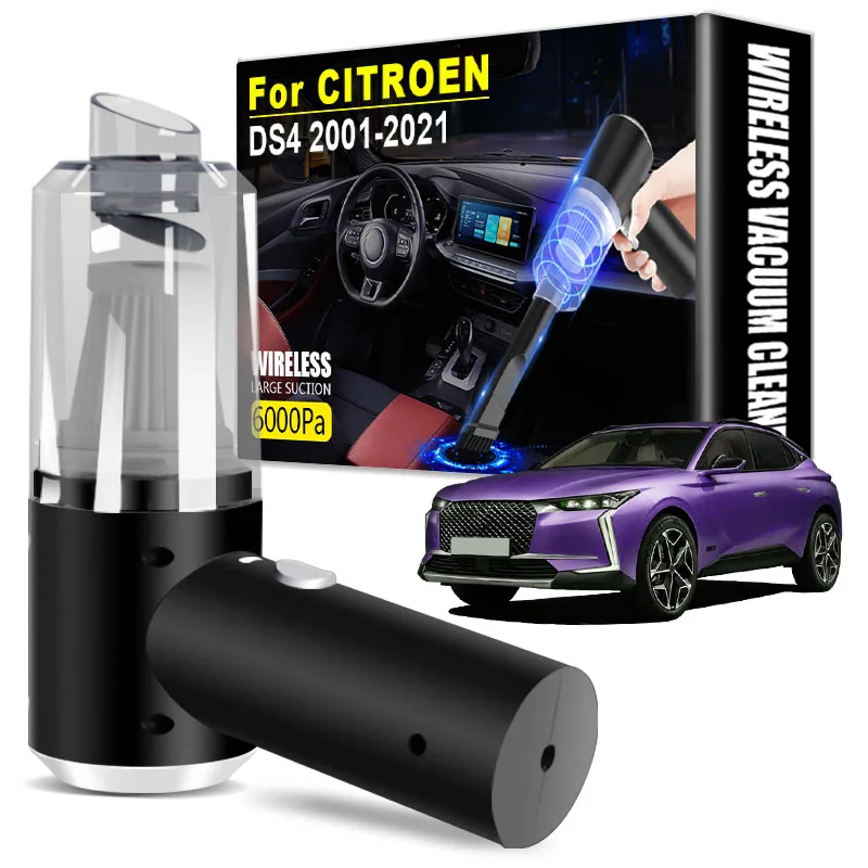 

Handheld Car Cordless Vacuum Cleaner for Car Cleaning Automotive Products Auto Goods Home Appliance For Citroen DS4 2001-2021