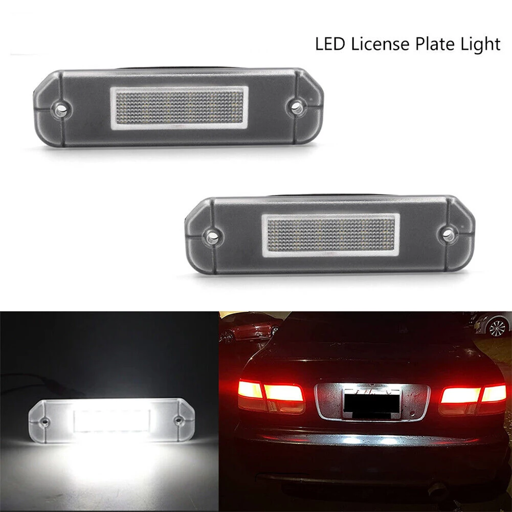 

2Pcs White LED License Plate Light 34100-S04-A01 34100S04A01 Replacement Part For Honda CR-X/Civic Coupe Hatchback 1996+