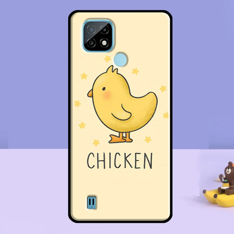 Милые желтые цыплята утка для OPPO Realme 8i 7 8 Pro C21 C3 GT Neo 2 Master чехол OnePlus 9R 8T 9 Nord |